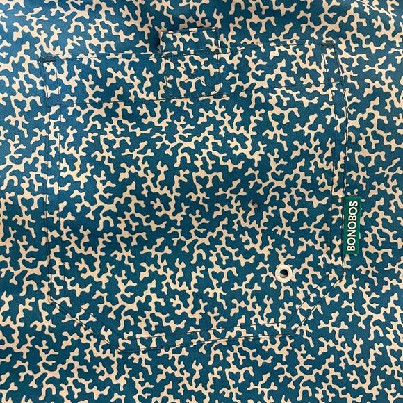 Bonobos Swim Shorts 40 Blue Coral Print Pocket Drawstring‎ Beach Bro Trunks - Picture 4 of 10